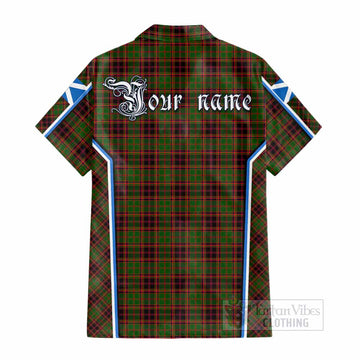 Buchan Tartan Crest Cotton Hawaiian Shirt Scotland Coat of Arm Flag Style - Tartan Vibes Clothing