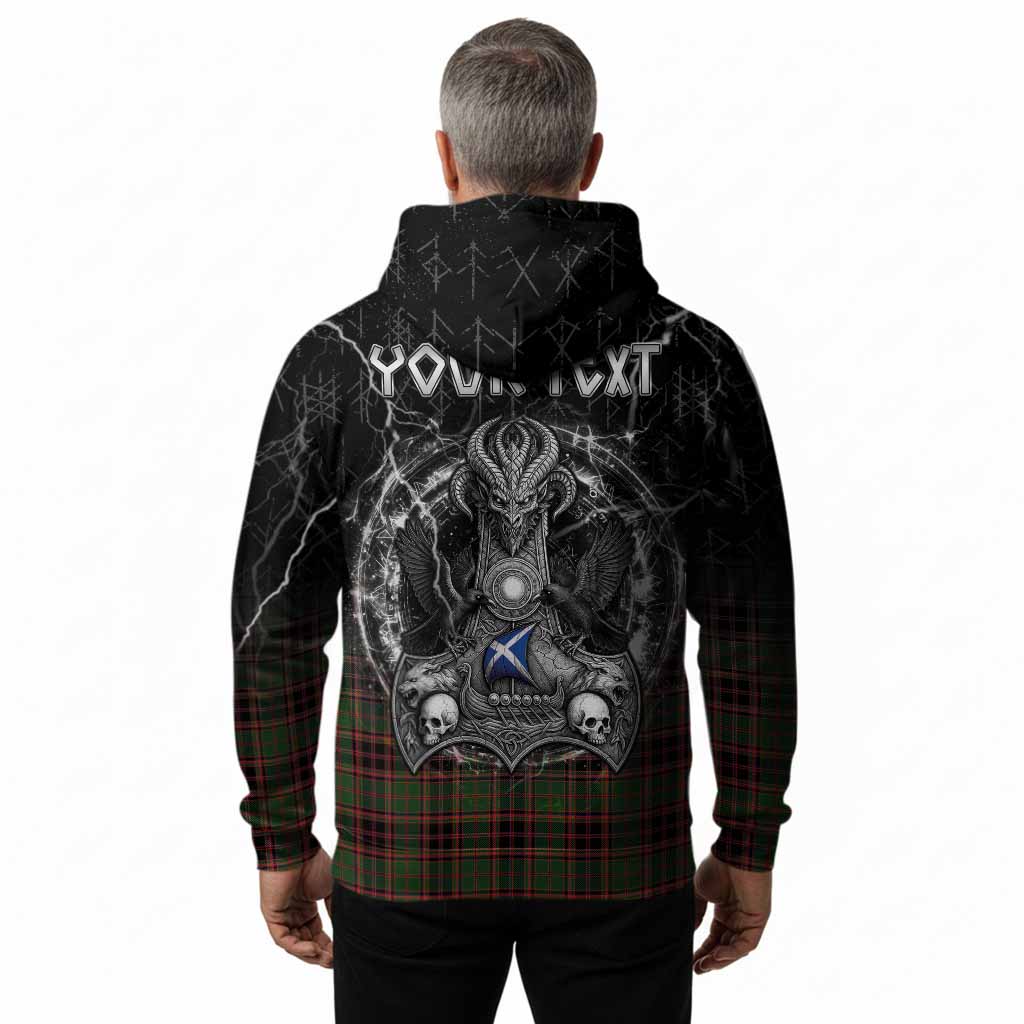 Buchan Tartan Crest Hoodie Celtic Odin's Raven Legacy
