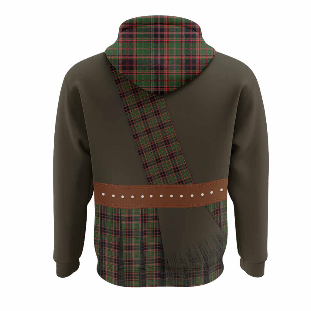 Buchan Tartan Crest Hoodie Kilt Costume Style
