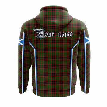 Buchan Tartan Crest Hoodie Scotland Coat of Arm Flag Style - Tartan Vibes Clothing