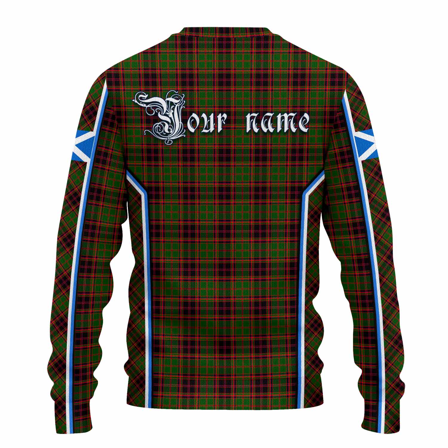 Buchan Tartan Crest Knitted Sweater Scotland Coat of Arm Flag Style - Tartan Vibes Clothing