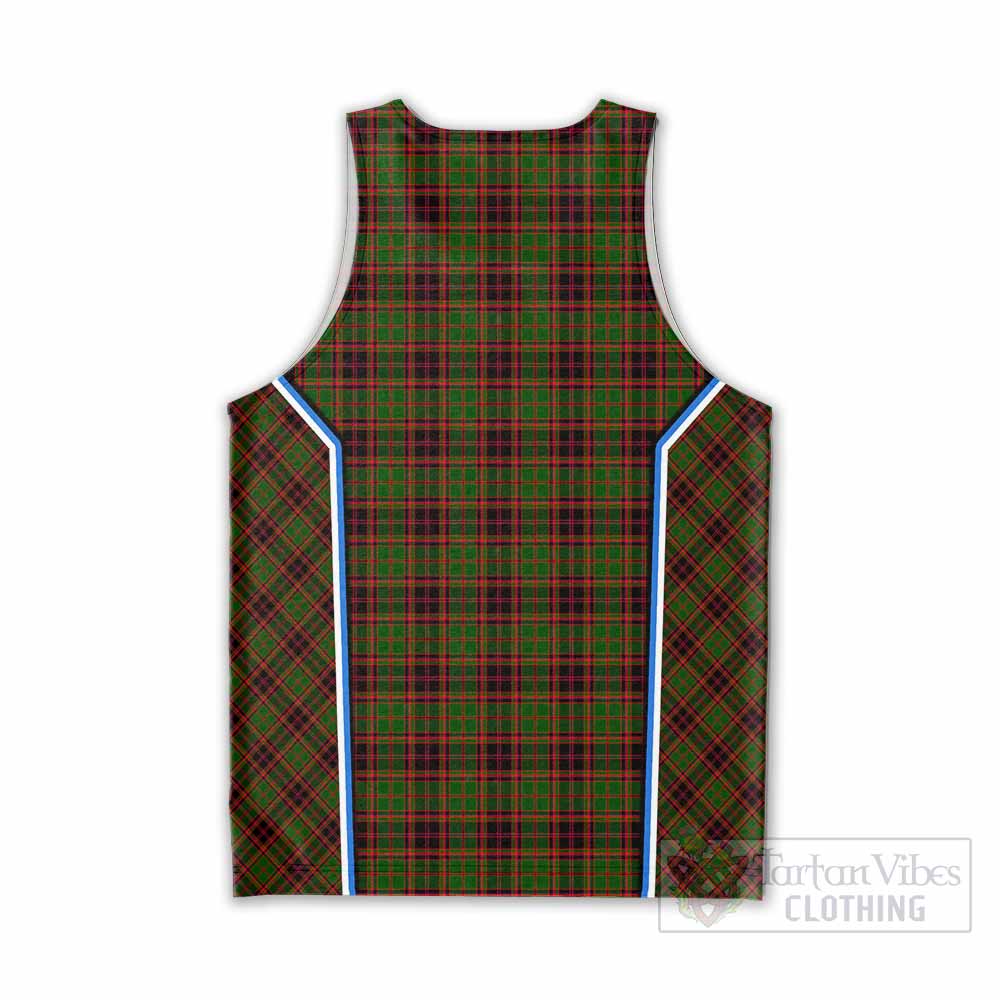 Buchan Tartan Crest Men Tank Top Scotland Coat of Arm Flag Style - Tartan Vibes Clothing