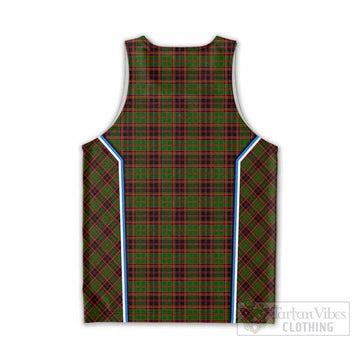 Buchan Tartan Crest Men Tank Top Scotland Coat of Arm Flag Style - Tartan Vibes Clothing