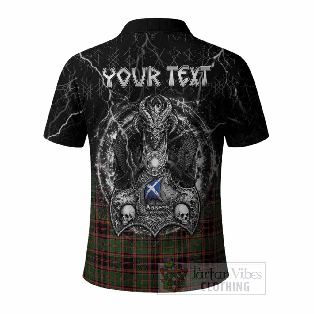Buchan Tartan Crest Polo Shirt Celtic Odin's Raven Legacy