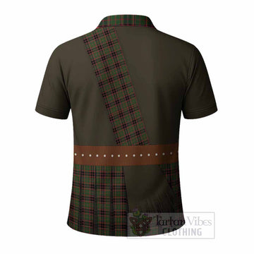 Buchan Tartan Crest Polo Shirt Kilt Costume Style