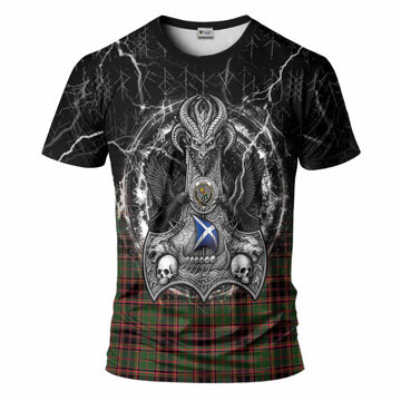 Buchan Tartan Crest T-Shirt Celtic Odin's Raven Legacy