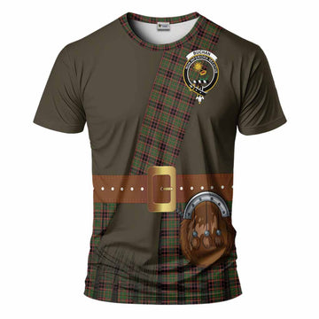 Buchan Tartan Crest T-Shirt Kilt Costume Style