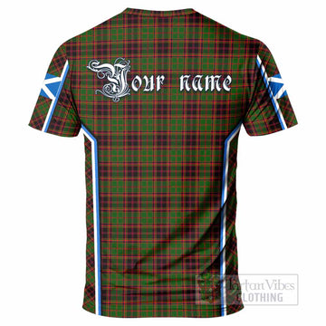 Buchan Tartan Crest T-shirt Scotland Coat of Arm Flag Style - Tartan Vibes Clothing
