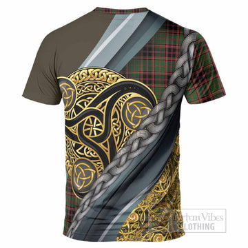 Buchan Tartan Crest T-Shirt Scottish Triskele Celtic