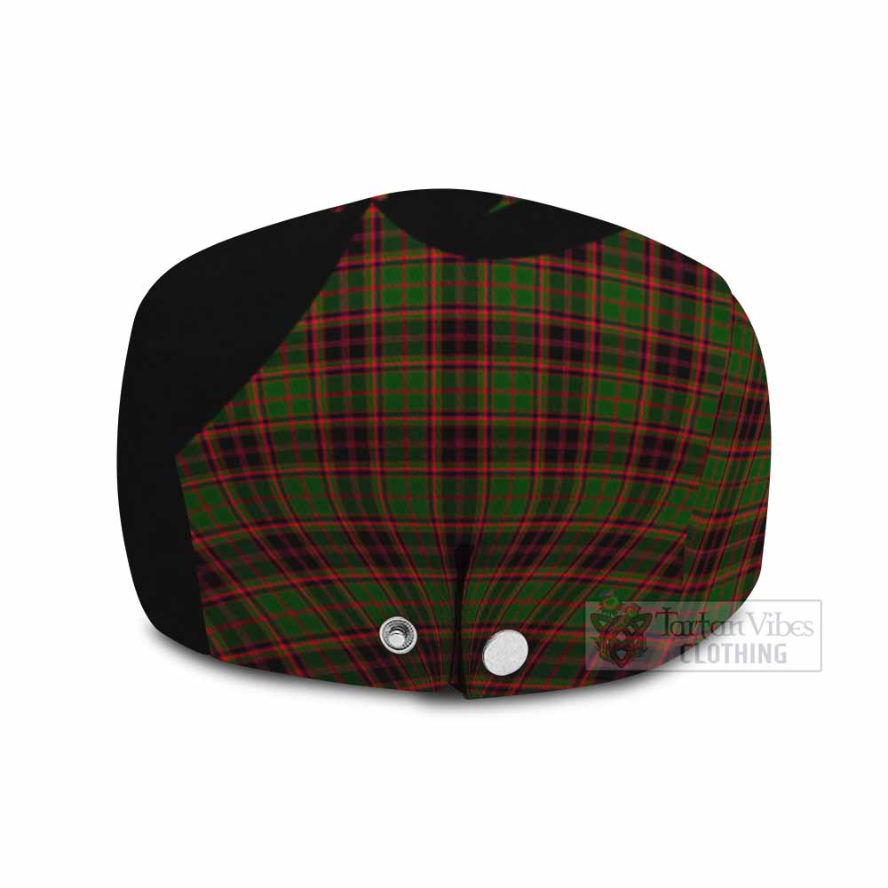 Buchan Tartan Family Crest Flat Cap, Jeff Cap Scotland Thistle Floral