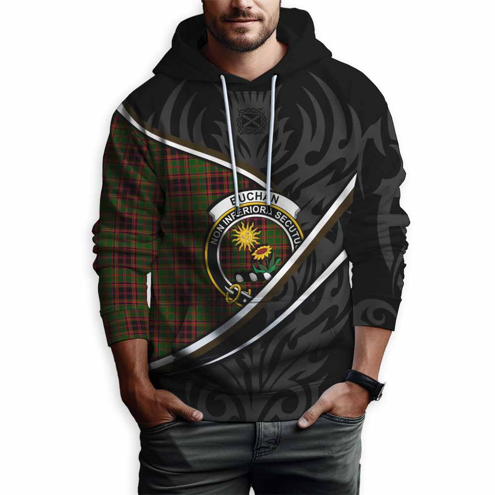 Buchan Tartan Family Crest Hoodie Celtic Scottish Thistle Floral - Tartan Vibes Clothing