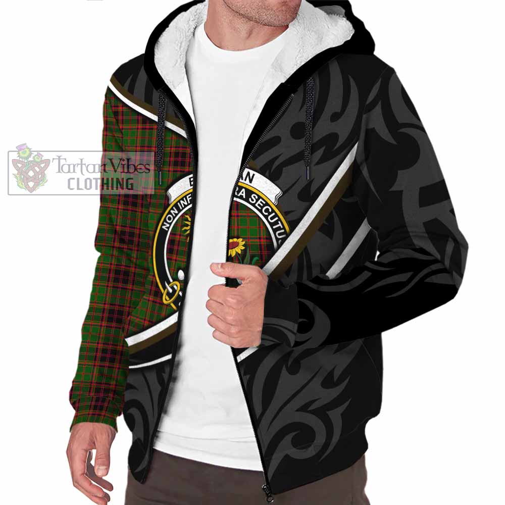 Buchan Tartan Family Crest Sherpa Hoodie Celtic Scottish Thistle Floral - Tartan Vibes Clothing