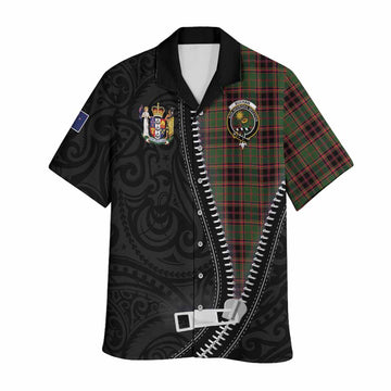 Buchan Tartan Hawaiian Shirt New Zealand Pattern Unique Zipper Stylized