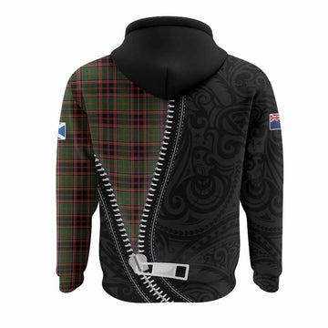 Buchan Tartan Hoodie New Zealand Pattern Unique Zipper Stylized