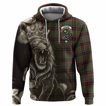 Buchan Tartan Hoodie Roaring Lion Heritage