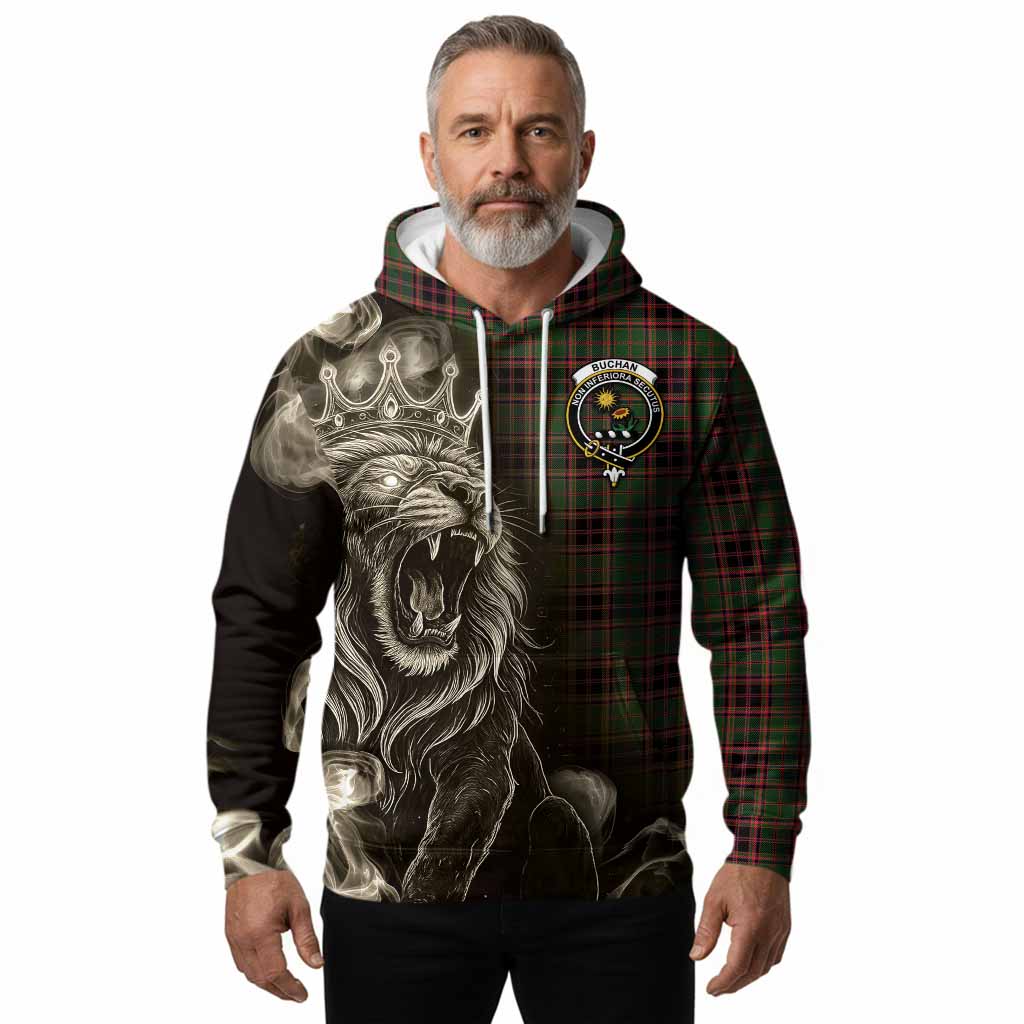 Buchan Tartan Hoodie Roaring Lion Heritage