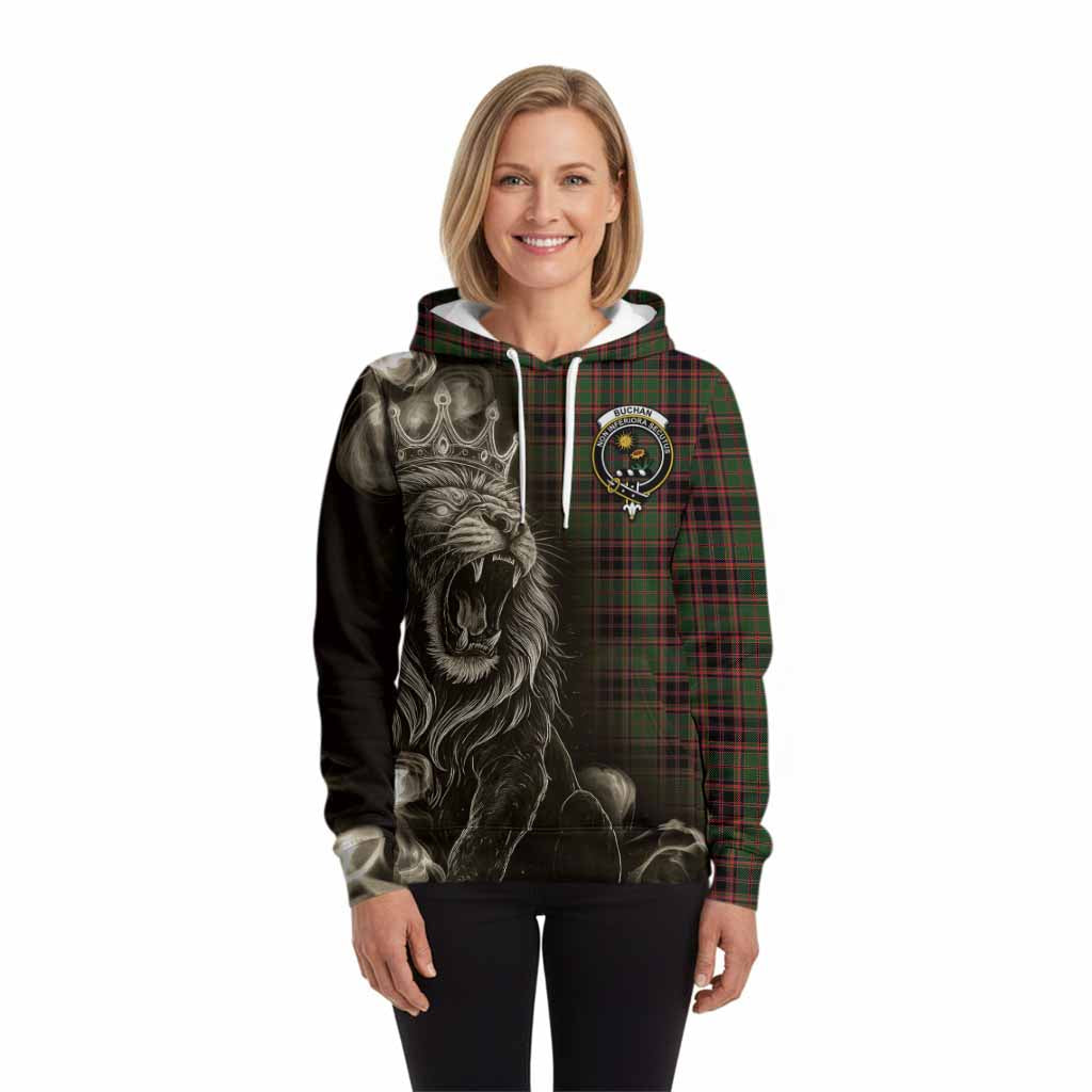 Buchan Tartan Hoodie Roaring Lion Heritage