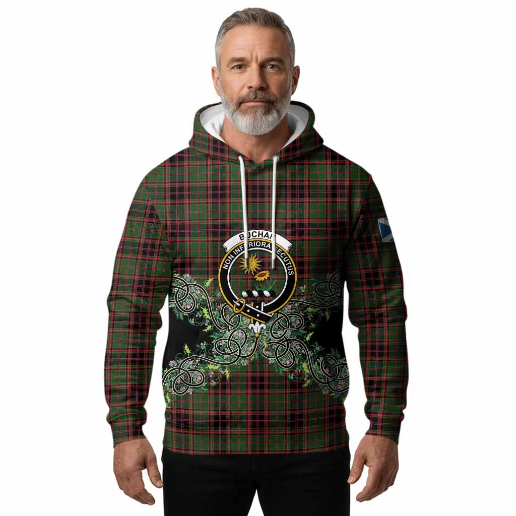 Buchan Tartan Hoodie Thistle Scottish Spirit