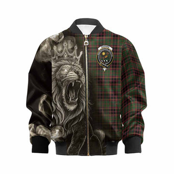 Buchan Tartan Kid Bomber Jacket Roaring Lion Heritage