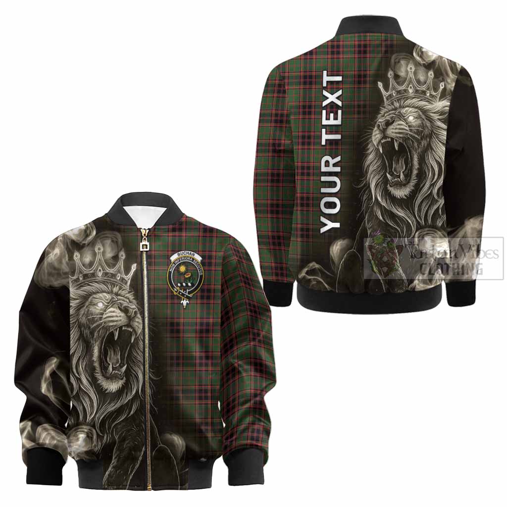 Buchan Tartan Kid Bomber Jacket Roaring Lion Heritage