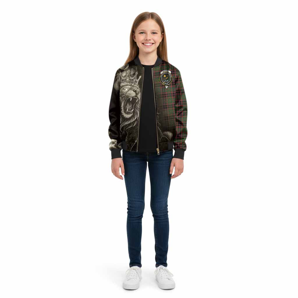 Buchan Tartan Kid Bomber Jacket Roaring Lion Heritage