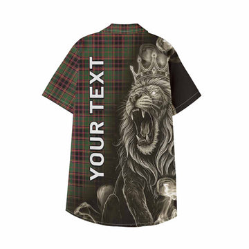 Buchan Tartan Kid Hawaiian Shirt Roaring Lion Heritage