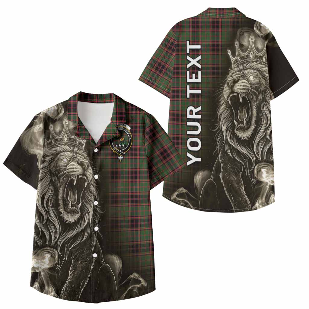 Buchan Tartan Kid Hawaiian Shirt Roaring Lion Heritage