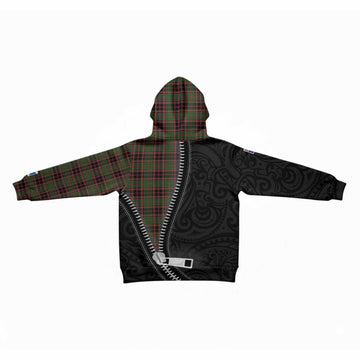 Buchan Tartan Kid Hoodie New Zealand Pattern Unique Zipper Stylized
