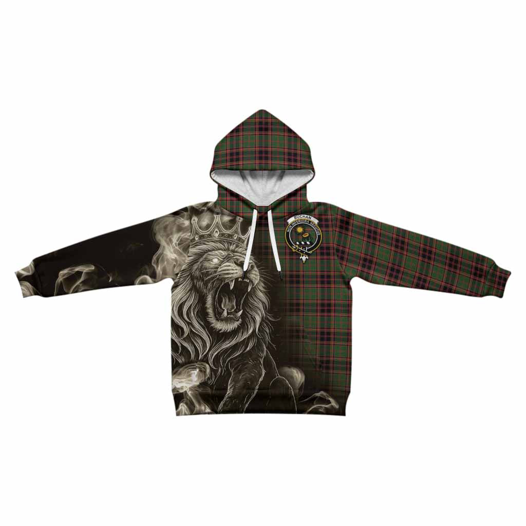 Buchan Tartan Kid Hoodie Roaring Lion Heritage