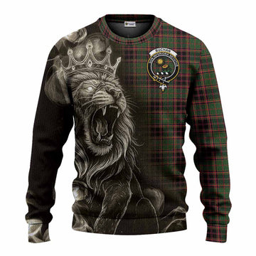 Buchan Tartan Knitted Sweater Roaring Lion Heritage