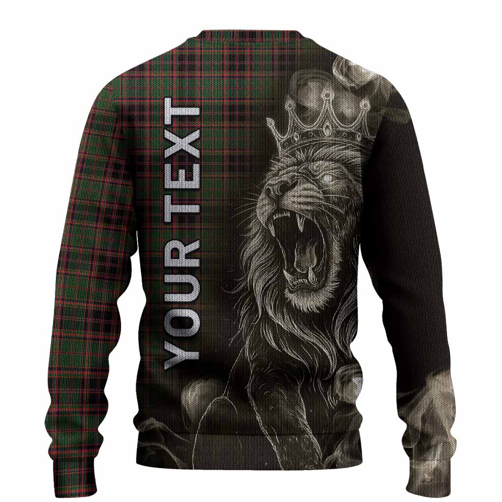 Buchan Tartan Knitted Sweater Roaring Lion Heritage