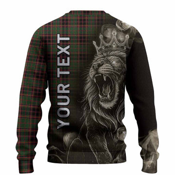 Buchan Tartan Knitted Sweater Roaring Lion Heritage