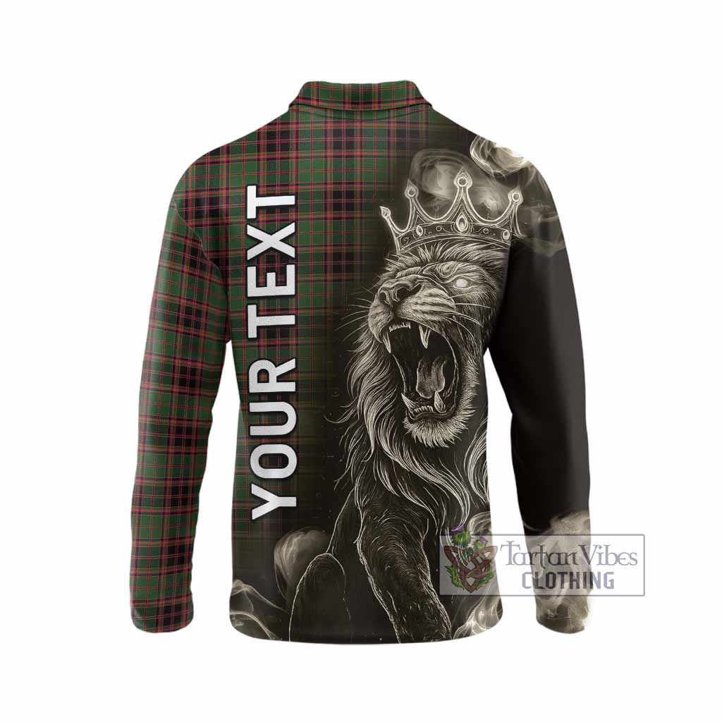 Buchan Tartan Long Sleeve Polo Shirt Roaring Lion Heritage