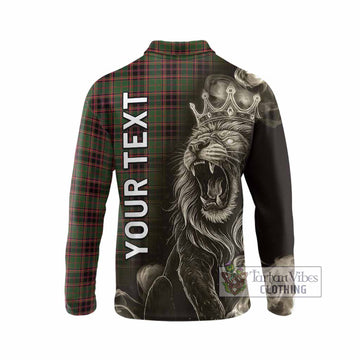Buchan Tartan Long Sleeve Polo Shirt Roaring Lion Heritage