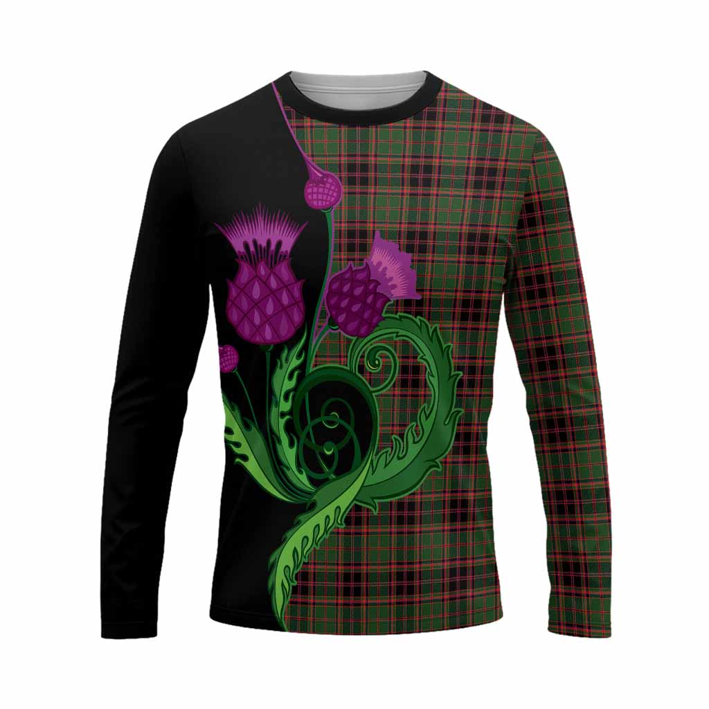 Buchan Tartan Long Sleeve T-Shirt Traditional Scottish Thistle