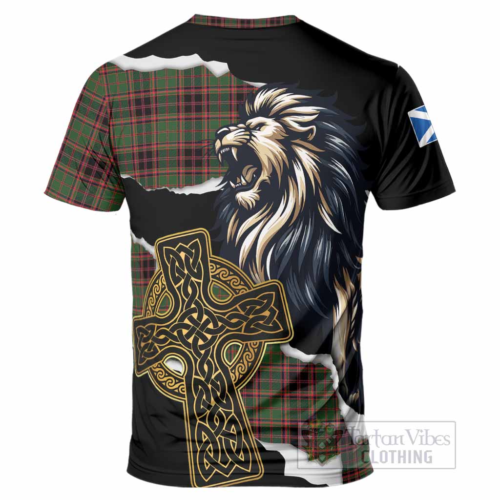 Buchan Tartan Scottish T-Shirt Lion Celtic Heritage