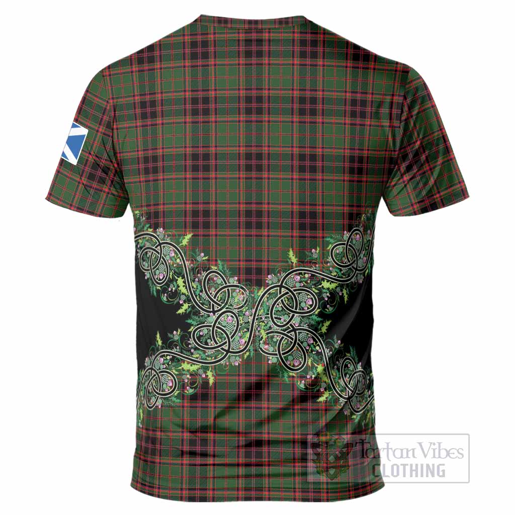 Buchan Tartan T-Shirt Thistle Scottish Spirit