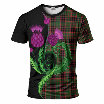 Buchan Tartan T-Shirt Traditional Scottish Thistle