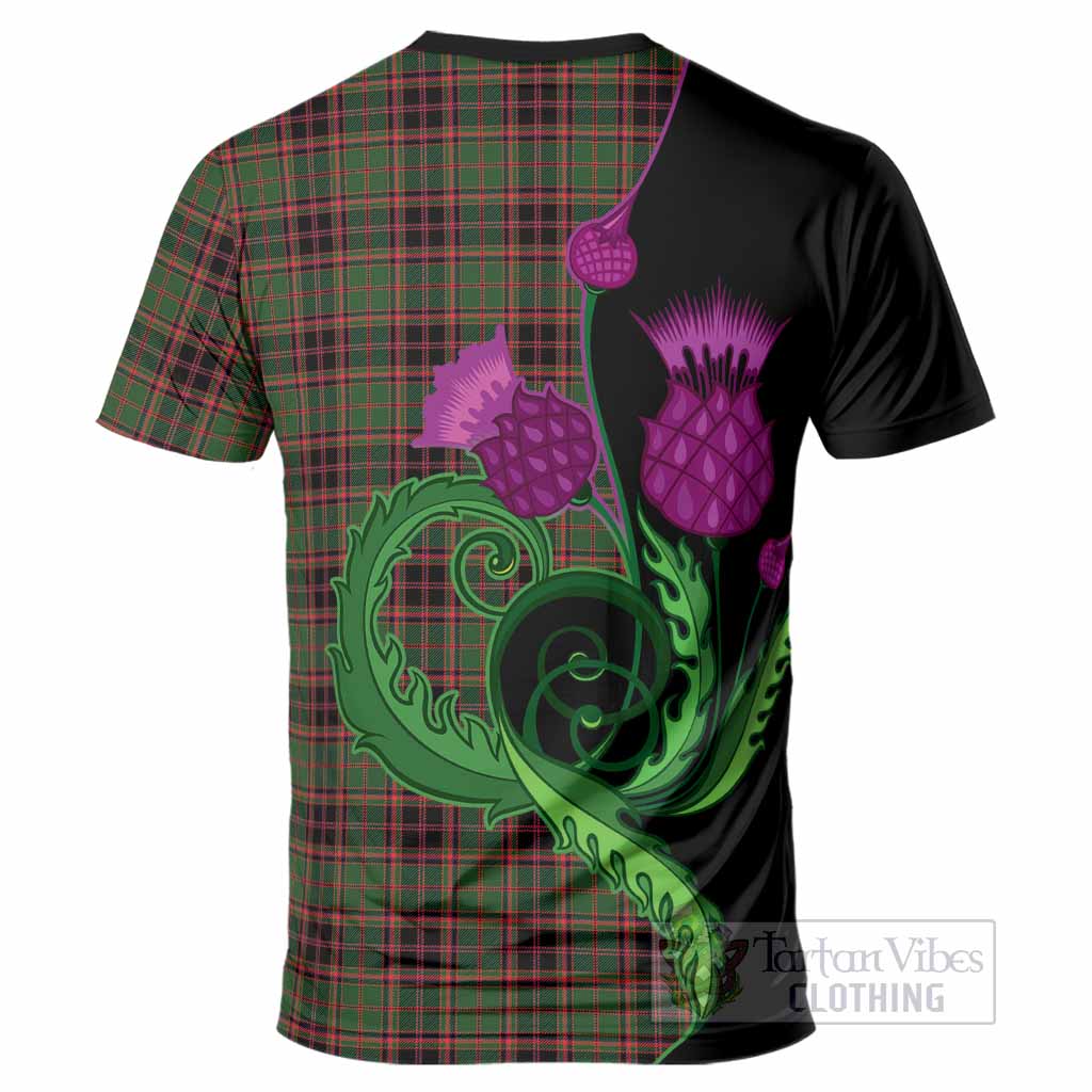 Buchan Tartan T-Shirt Traditional Scottish Thistle