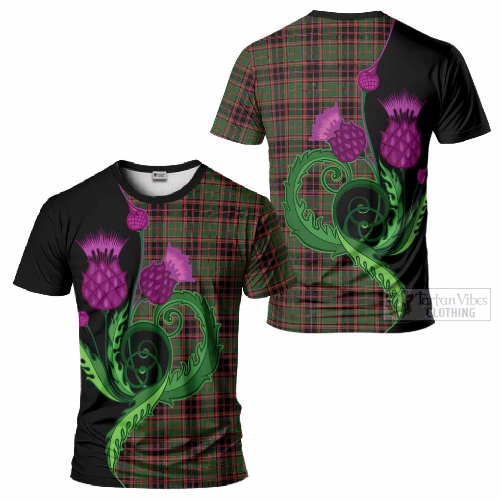 Buchan Tartan T-Shirt Traditional Scottish Thistle
