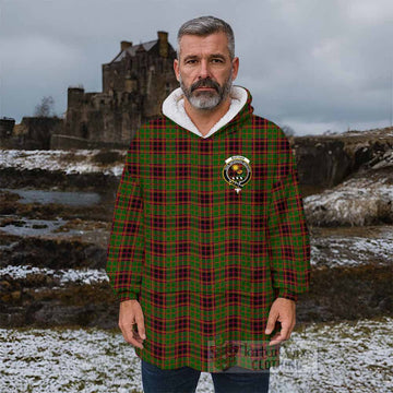 Buchan Tartan Wearable Blanket with Family Crest - Tartan Vibes Clothing