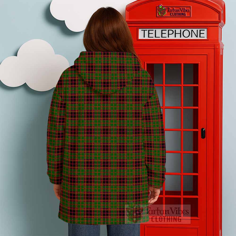 Buchan Tartan Wearable Blanket with Family Crest - Tartan Vibes Clothing