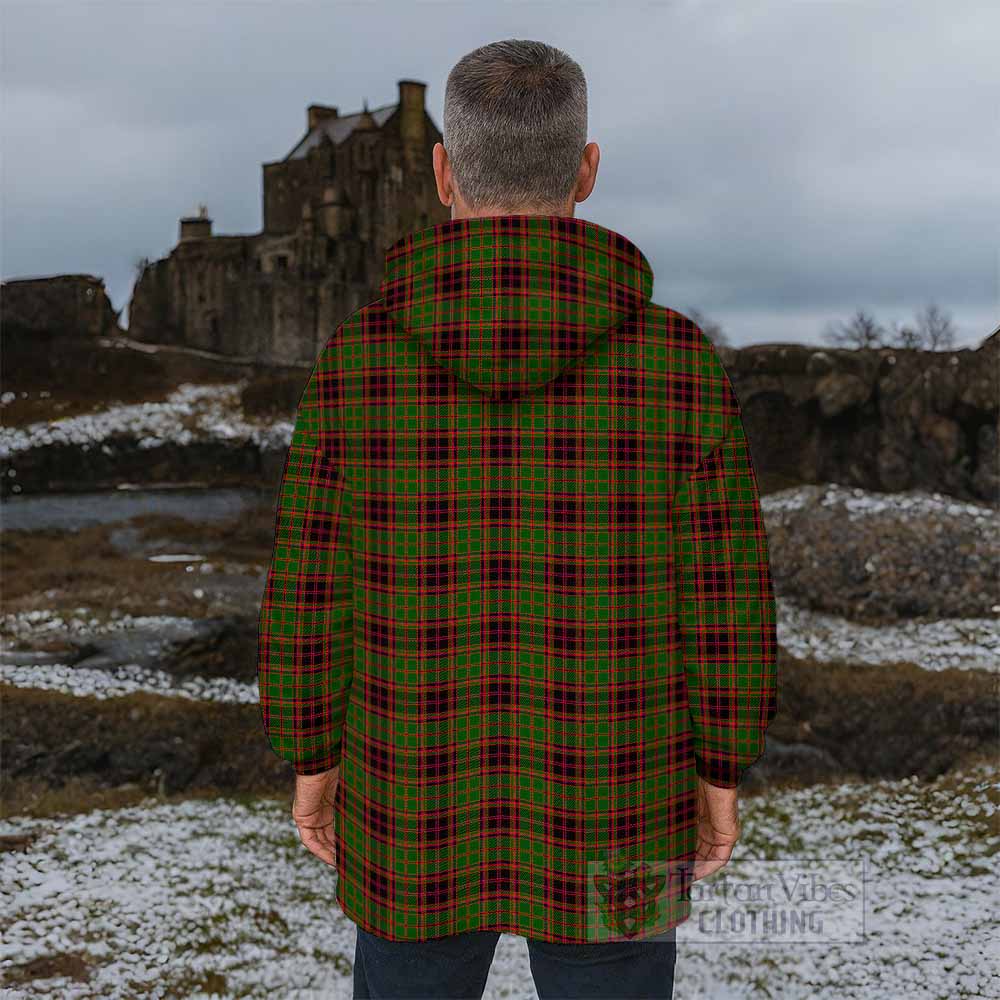 Buchan Tartan Wearable Blanket with Family Crest - Tartan Vibes Clothing