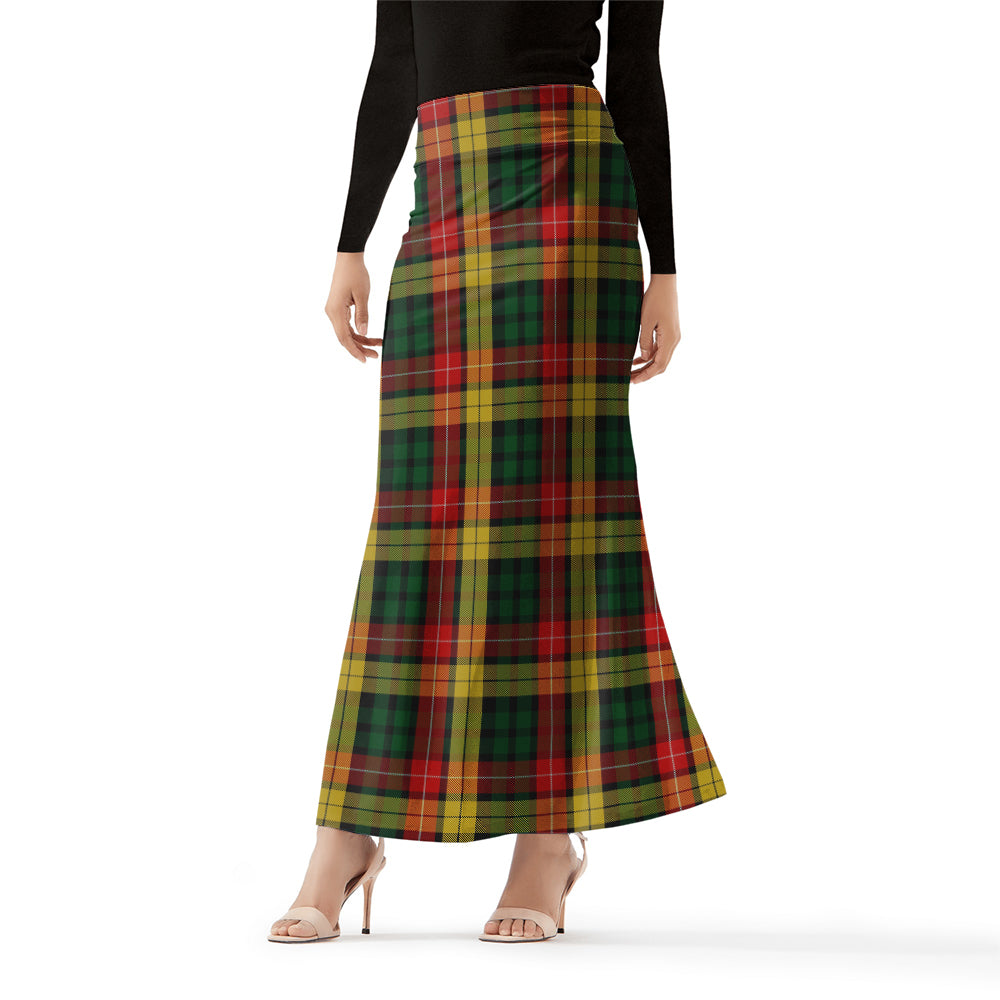 Buchanan Tartan Womens Full Length Skirt Female