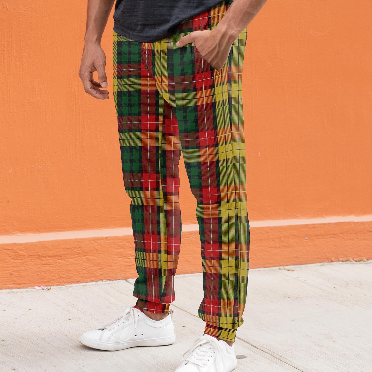 Buchanan Tartan Joggers Pants S - Tartan Vibes Clothing