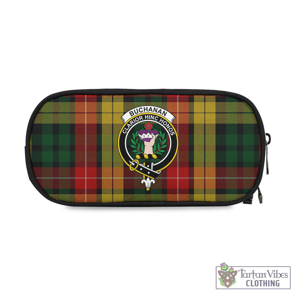 Tartan Vibes Clothing Buchanan Tartan Pen and Pencil Case with Family Crest