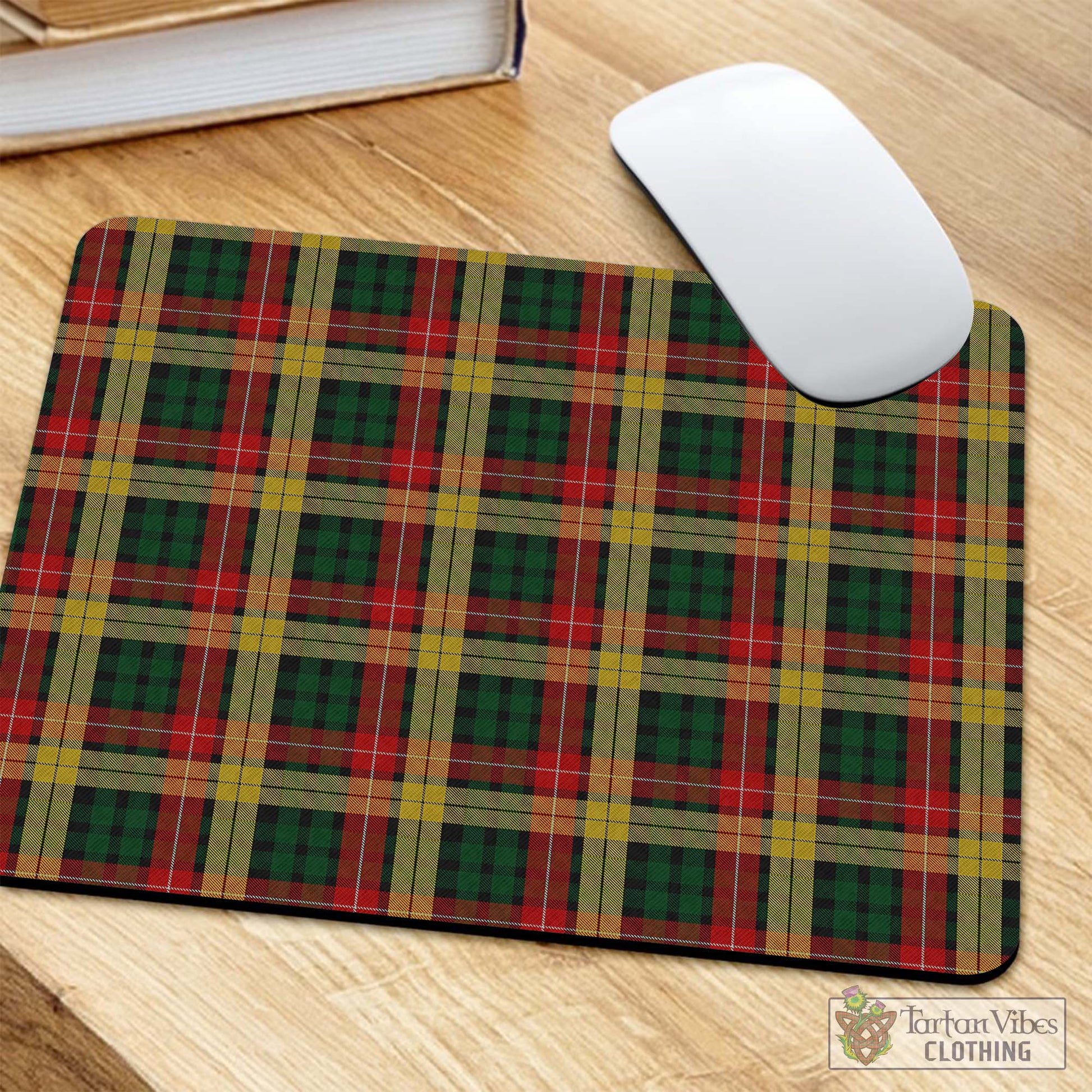 Tartan Vibes Clothing Buchanan Tartan Mouse Pad