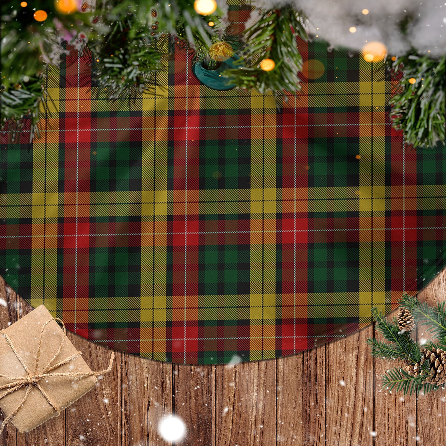 Buchanan Tartan Christmas Tree Skirt - Tartanvibesclothing