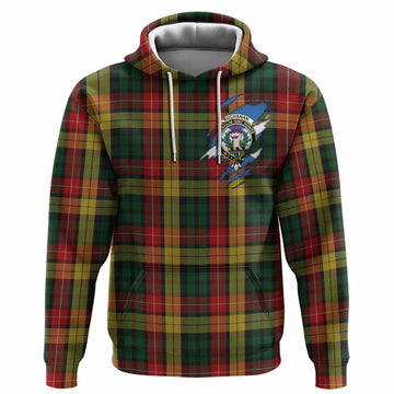 Buchanan Clan Crest In Me Tartan Hoodie Scotland Flag Style