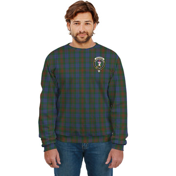 Buchanan Hunting Tartan Sweatshirt with Family Crest